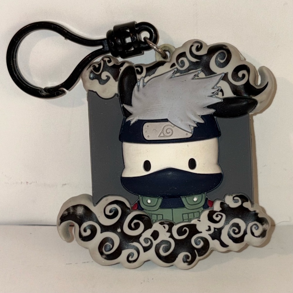 MONOGRAM NARUTO X HELLO KITTY & FRIENDS FIGURAL BAG CLIP POCHACCO BADGE KEYCHAIN